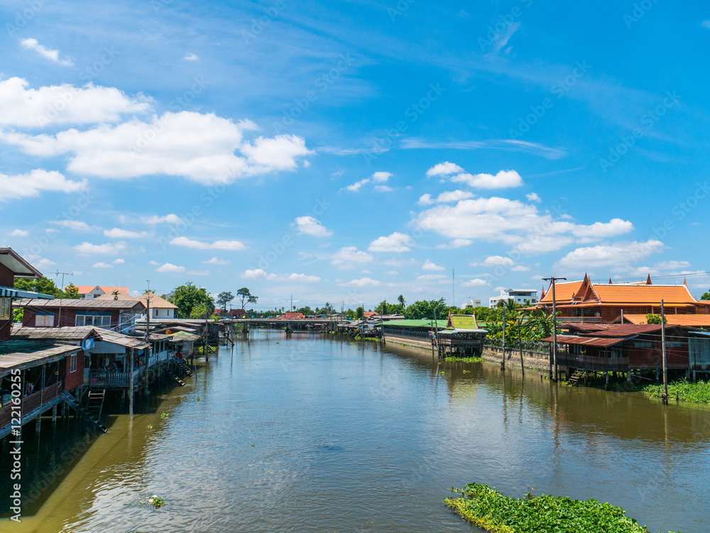 Old Thai Village on riverside