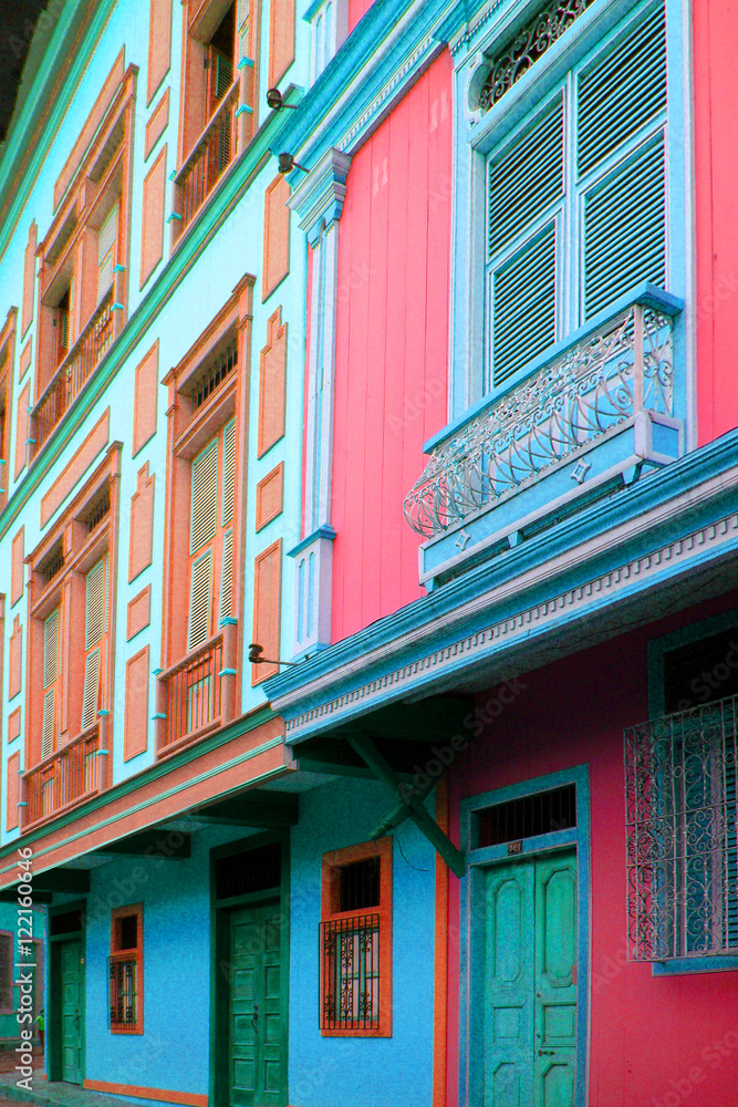 Obraz premium facciata colorata