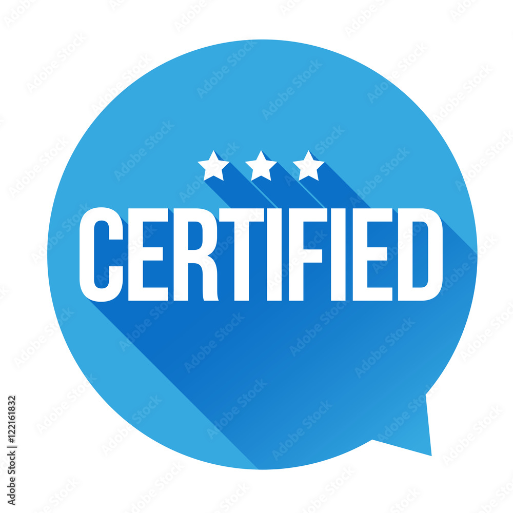 Certified sign vector