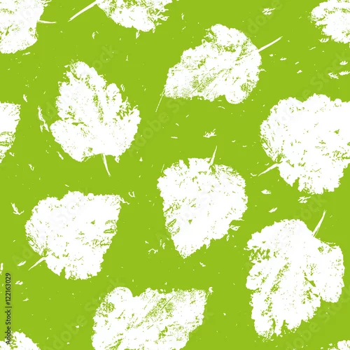 Tapety Wzór z nadrukami farby liści