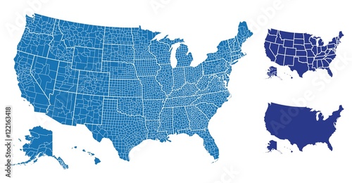 United States of America map