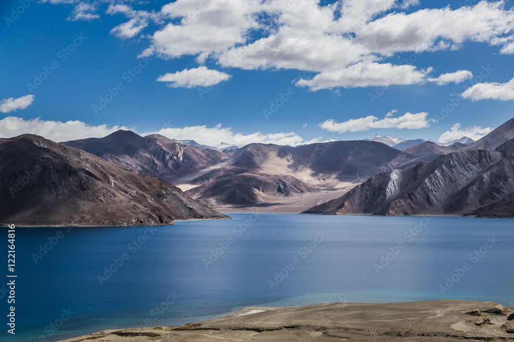 Beautiful lake view landscape, Pangong Lake, Ladakh Beautiful lake view landscape, Pangong Lake, Ladakh