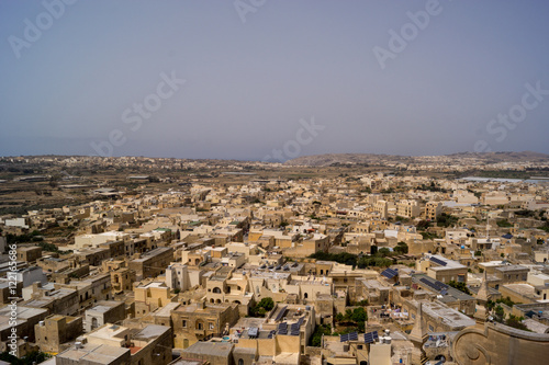 Blick vom Aussichtspunkt der Xewkija Kirche auf Gozo © m4ry