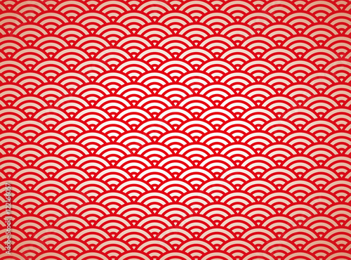 和柄　青海波