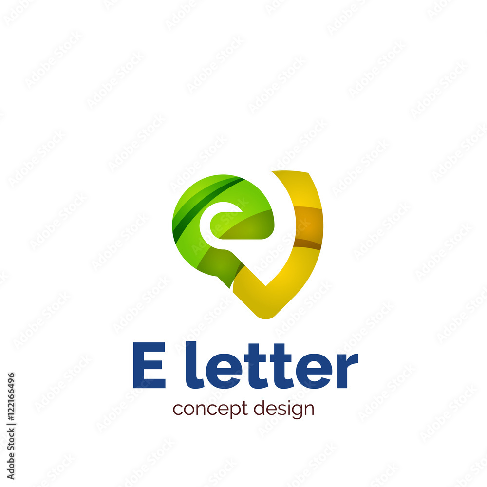 Vector letter concept logo template, abstract business icon Vector letter concept logo template, abstract business icon
