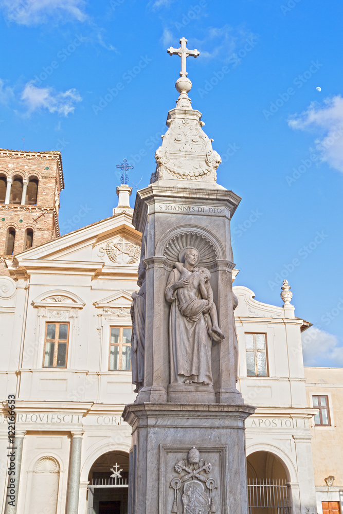 Basilica of St. Bartholomew on the Island in Rome, Italy Basilica of St. Bartholomew on the Island in Rome, Italy