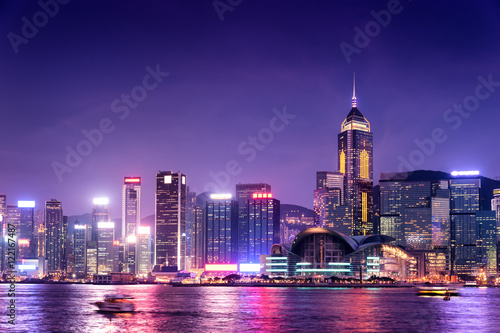 Photography Hong Kong City : Night time.