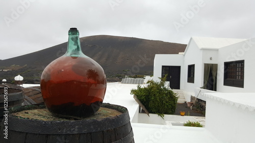 Beautiful landscape and wine yards of the Canary Island of Lanzarote