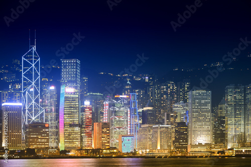 Hong Kong city twilight time. © 501room
