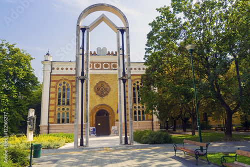 Synagogue in Szekszard photo