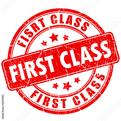 First class rubber stamp