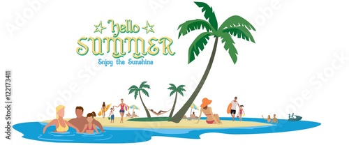 holiday island, summer