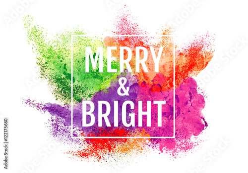 Colorful Christmas background