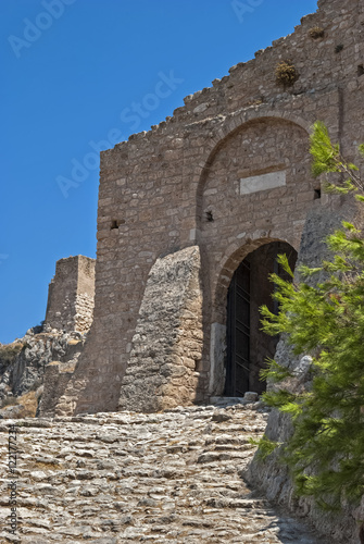 The gate of the ancient fortress.