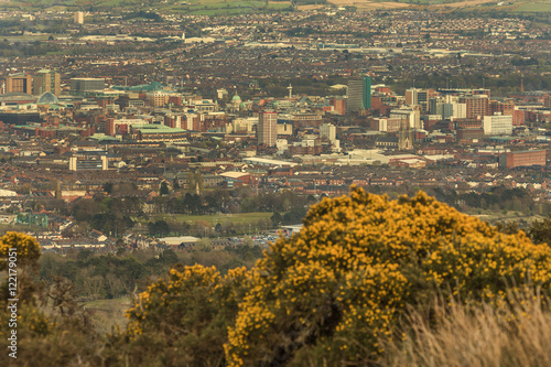 Aerial panorama of Belfast