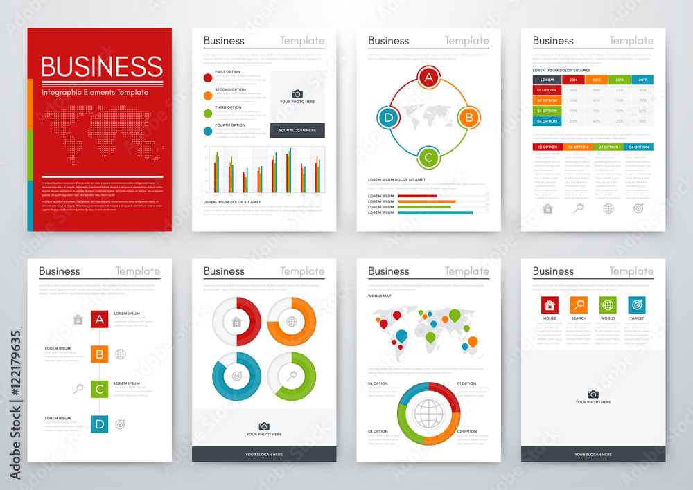 Modern infographic vector concept Modern infographic vector concept