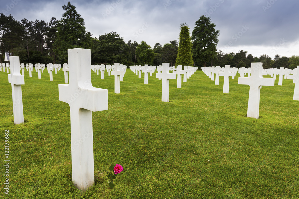 Normandy American Cemetery and Memorial in Saint Laurent sur Mer