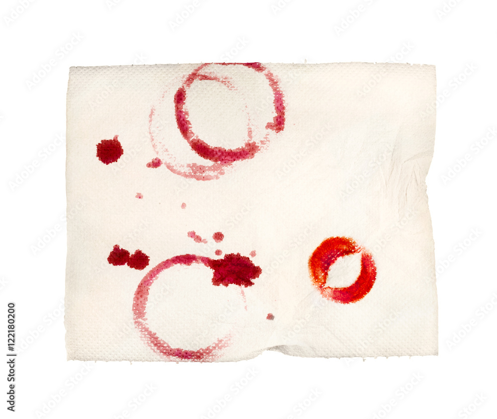 Women's used serviette.