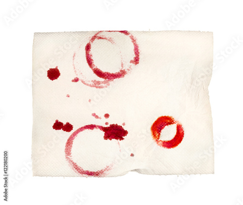Obraz na płótnie Women's used serviette. w salonie