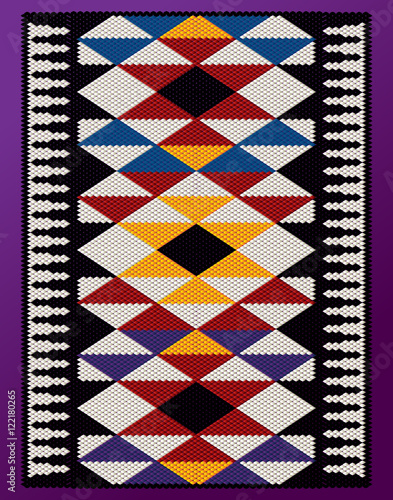 Vertical PyramidsTheme Middle Eastern Traditional Weaving