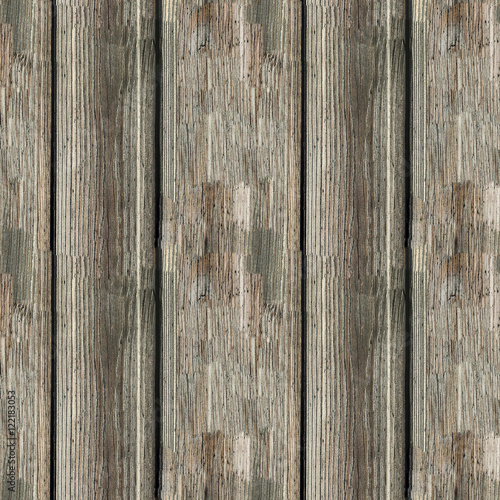 seamless texture of gray planks vertically