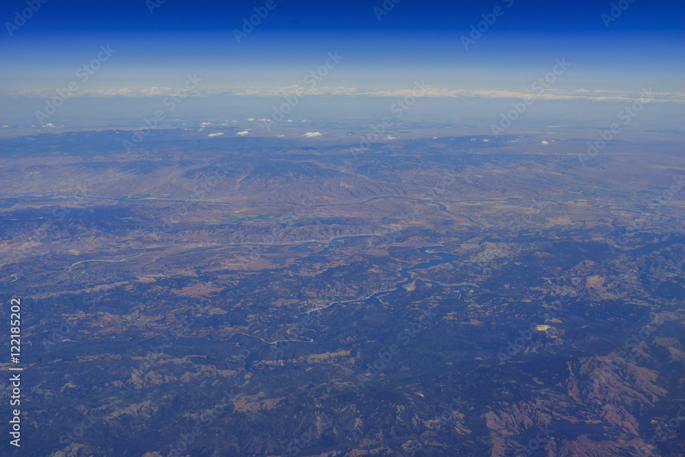 Aerial view of Lake Nacimiento
