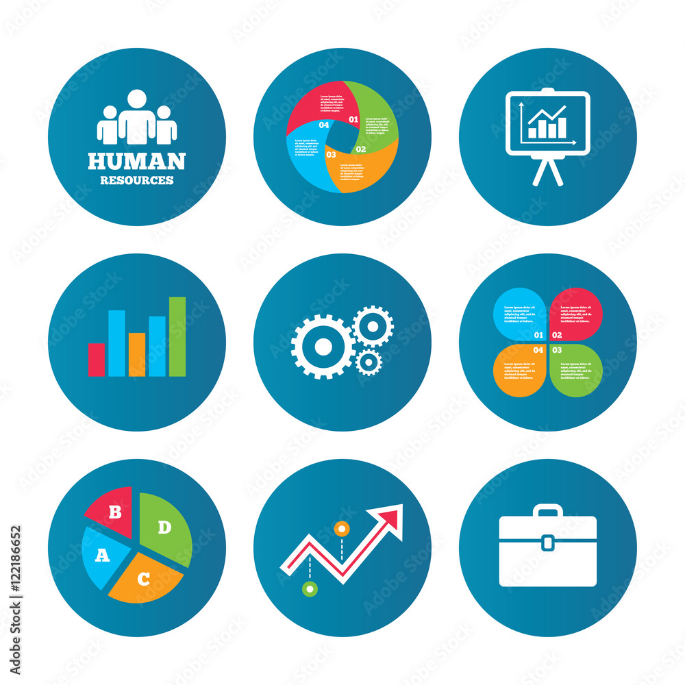 Human resources and Business. Presentation board. Human resources and Business. Presentation board.