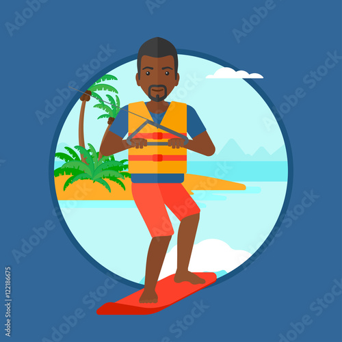 Professional wakeboard sportsman.