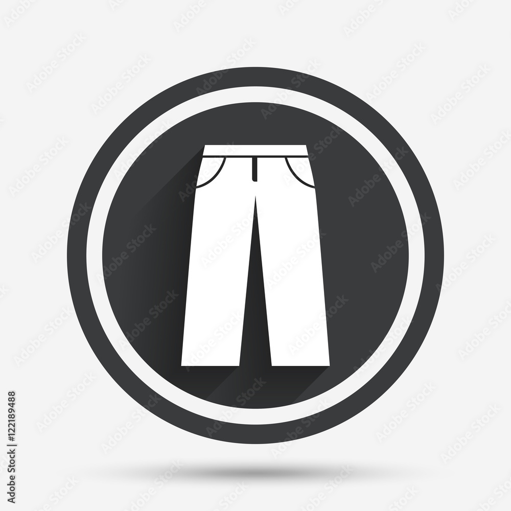 Men`s Jeans or Pants Sign Icon. Clothing Symbol. Stock Vector -  Illustration of graphic, calendar: 92265498