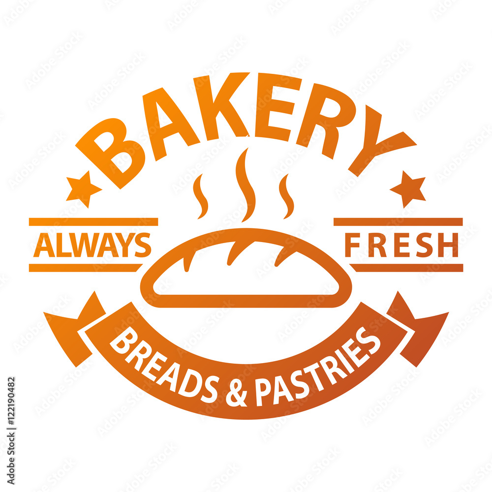 Fototapeta premium Bakery badge and logo icon