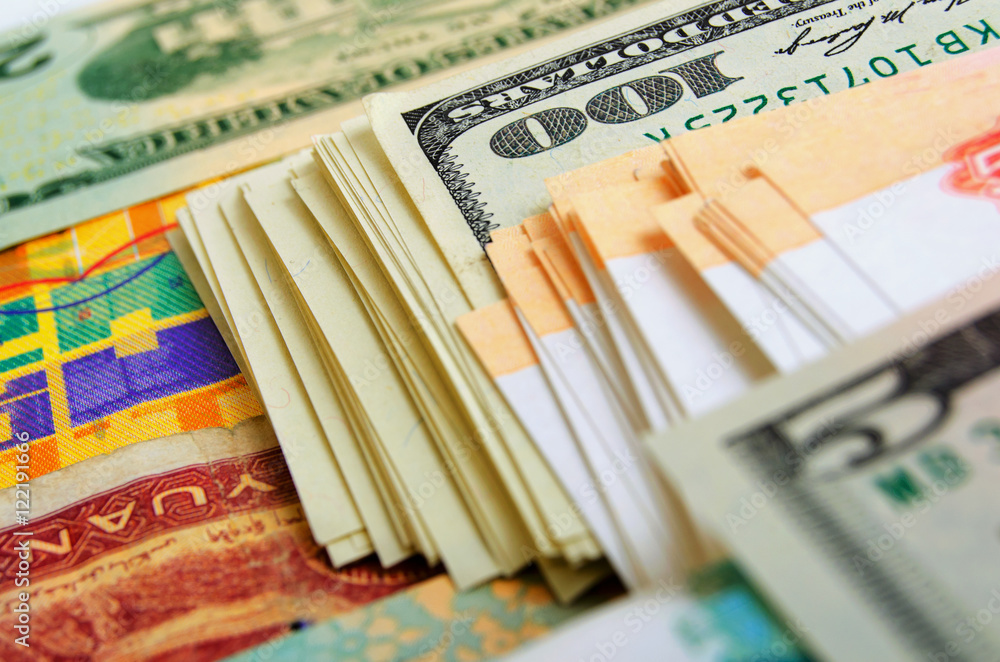 Exchange rates and speculation. Stock Photo Adobe Stock