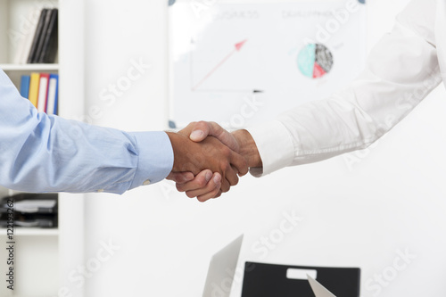 Business handshake agreement