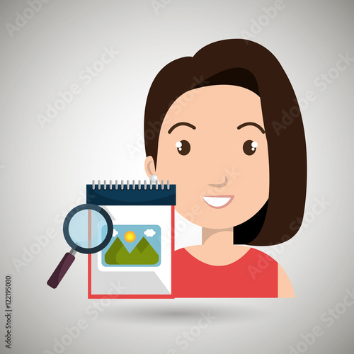 woman images album search vector illustration esp 10