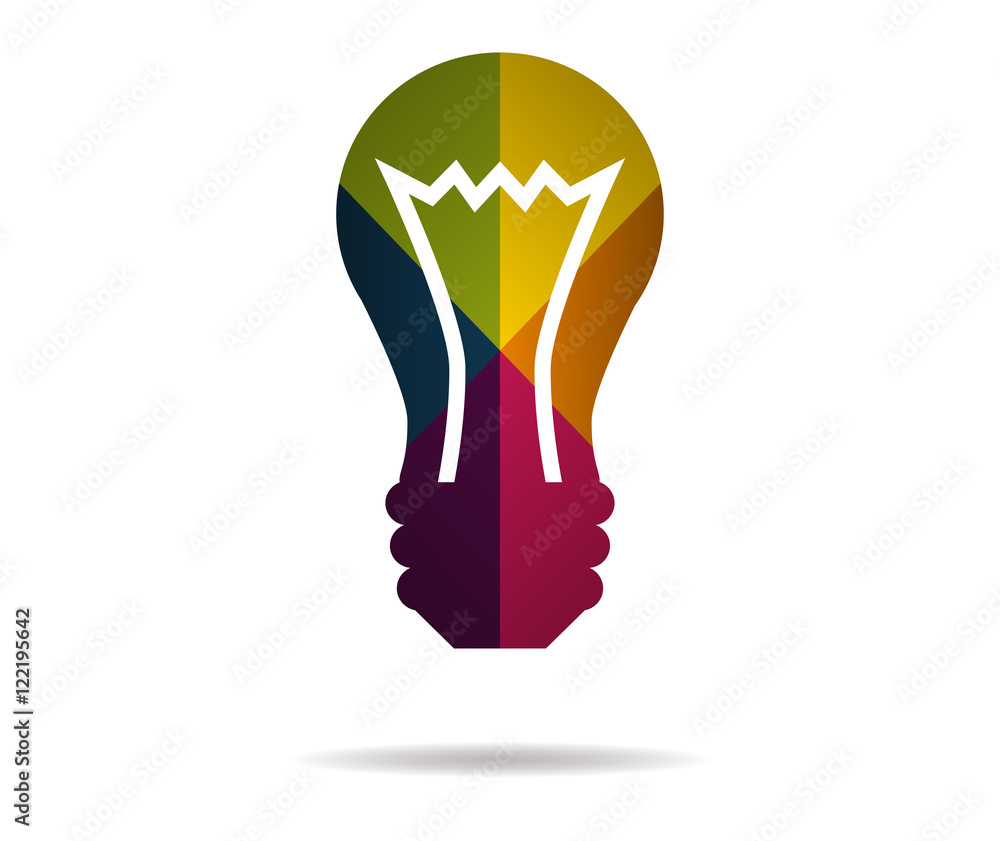 Fototapeta premium idea multicolor icon vector