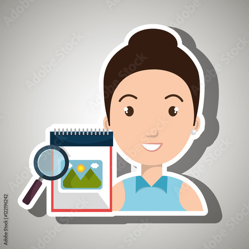 woman images album search vector illustration esp 10