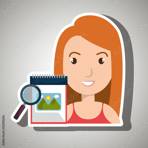 woman images album search vector illustration esp 10