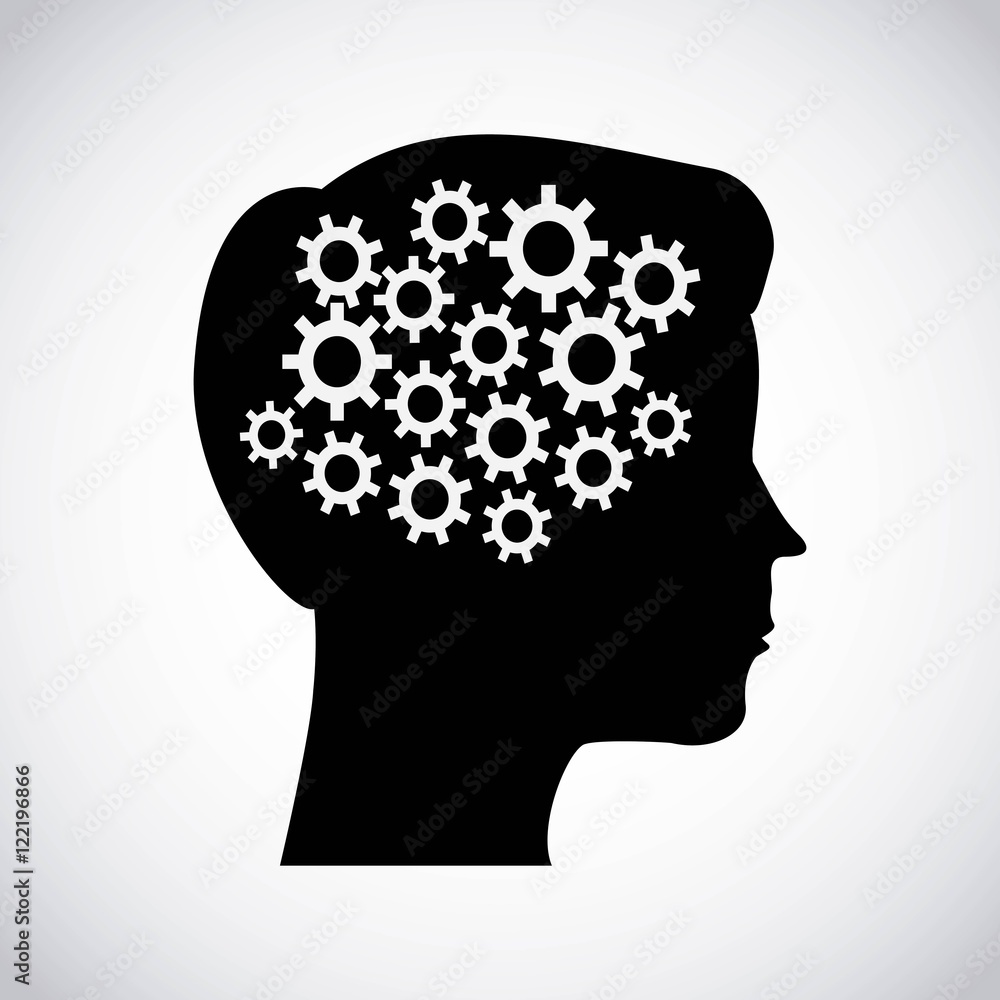 head human profile business icon vector illustration design head human profile business icon vector illustration design
