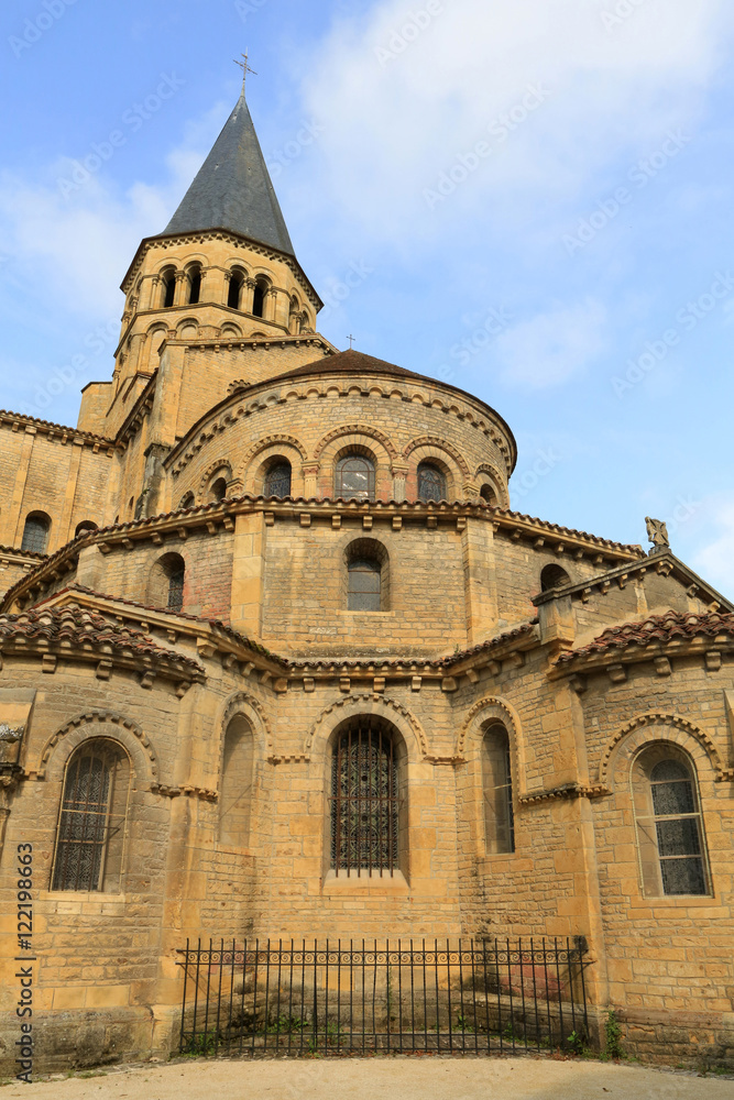 The apse and chapels. Sacred Heart Basilica. Paray-le-Monial.