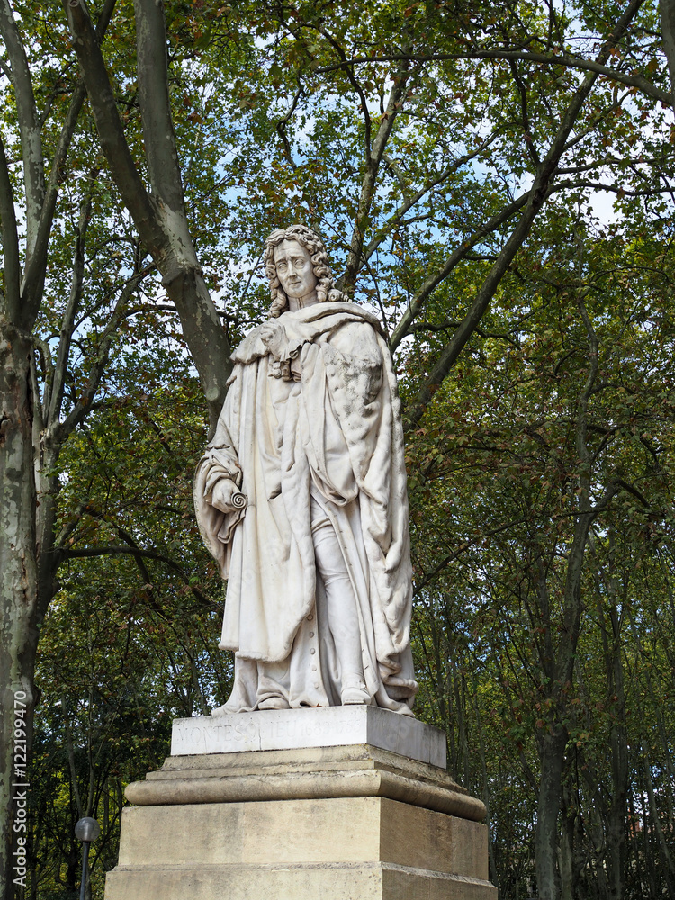 Statue de Montesquieu in the Esplanade des Quinconces Bordeaux