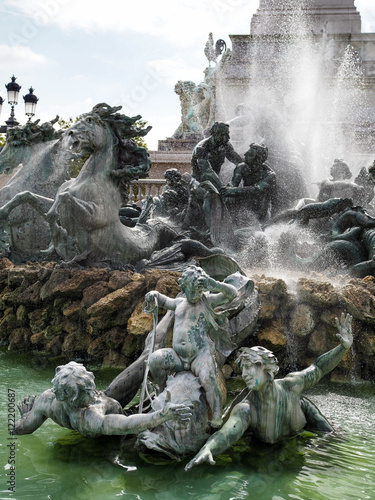 Monument to the Girondins in Place des Quincones Bordeaux