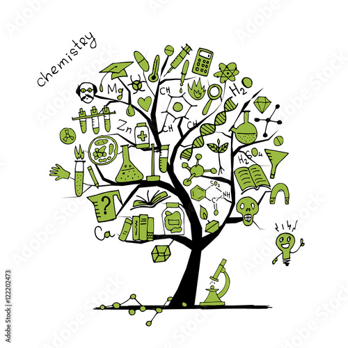 Chemistry tree concept for your design