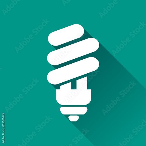 eco light bulb icon