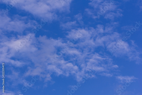 Clouds with blue sky texture and background © prwstd