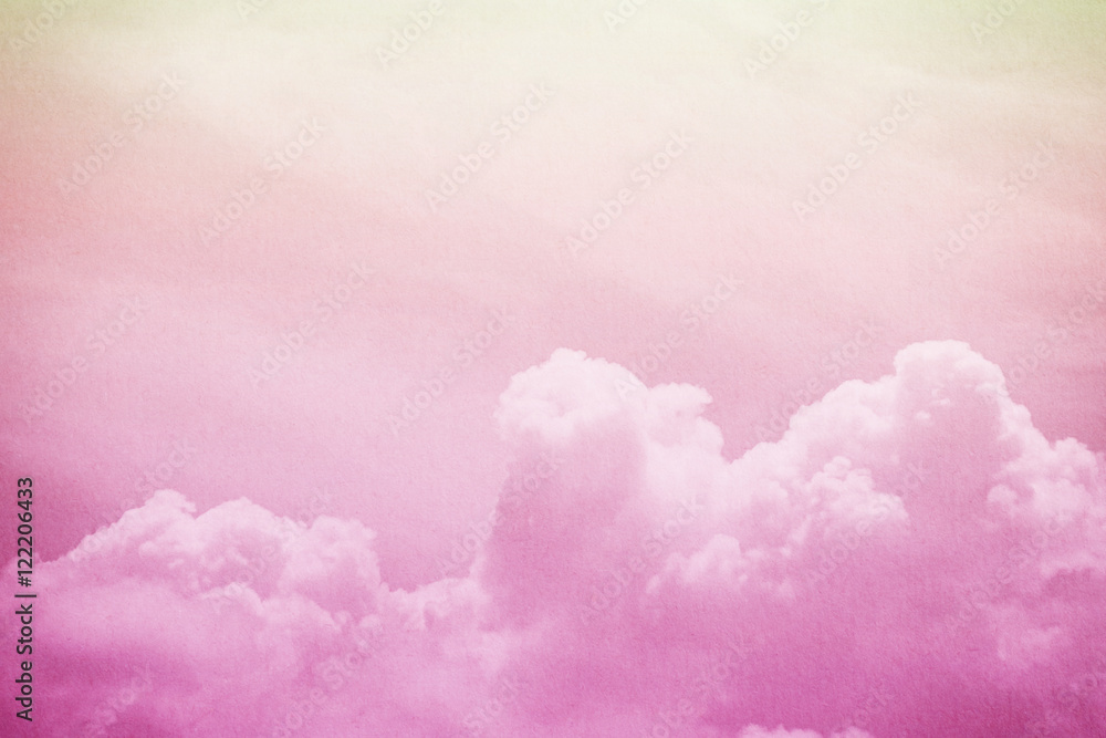 artistic soft cloud and sky with grunge paper texture artistic soft cloud and sky with grunge paper texture