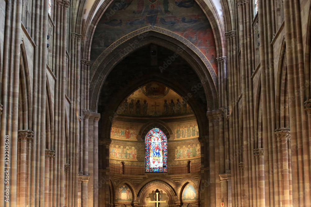 Choeur. Cathédrale Notre-Dame de Strasbourg.