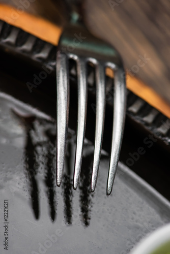 Fork close-up
