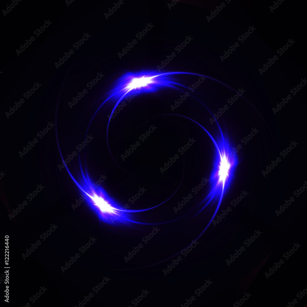 Obraz premium Abstract image of lighting flare