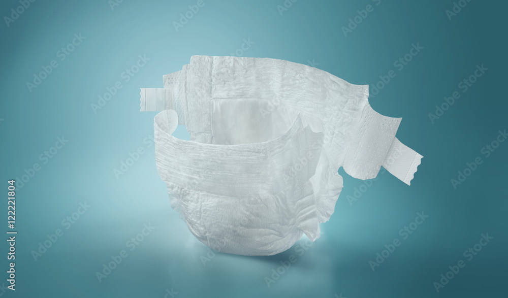 Φωτογραφία Diapers. Isolated. Baby care