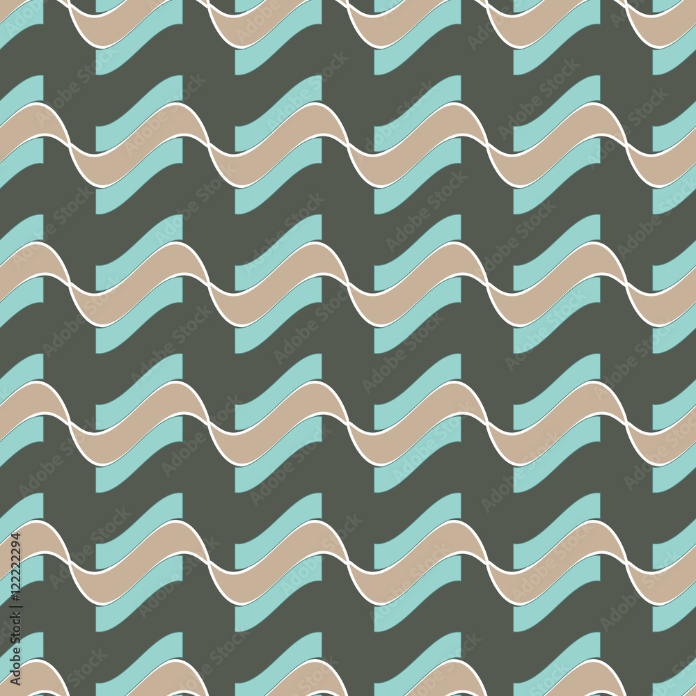 Wavy line seamless pattern 04-09 Wavy line seamless pattern 04-09