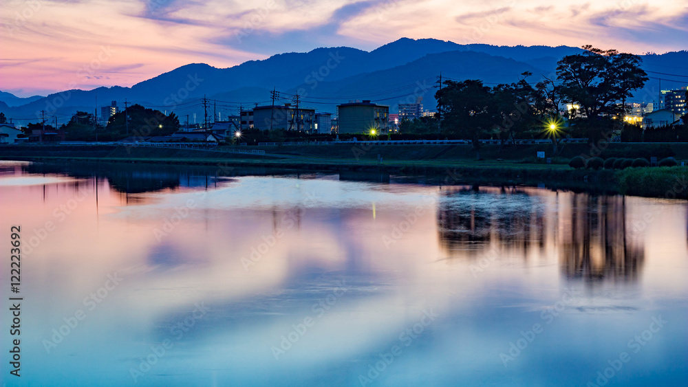 Twilight in Yamaguchi City